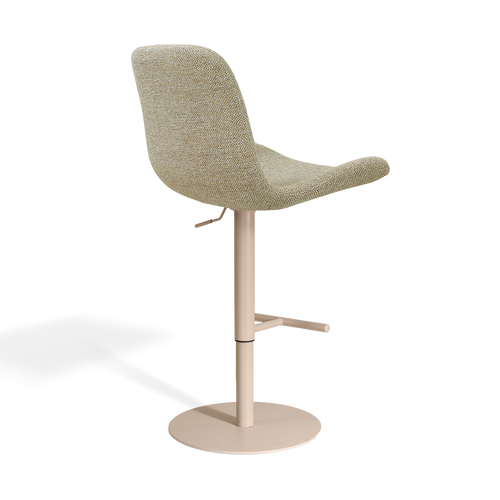 Nolon Niva-Fé tulp barkruk taupe melange - verstelbaar - beige poten