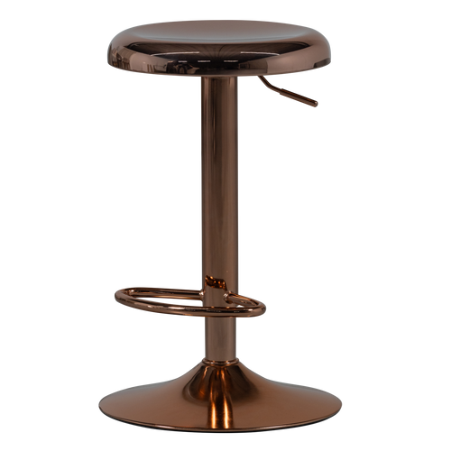 WOOOD barkruk Isaac - Metaal - Koper - 81x39x39 - vtwonen shop