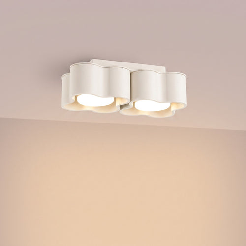 Sollux Lighting Plafondlamp OVIO 2 beige Gx53 - 24,5x12x8cm