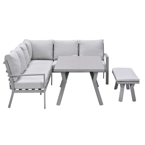Garden Impressions lounge dining set Senja valley sand - 4-delig - rechts - vtwonen shop