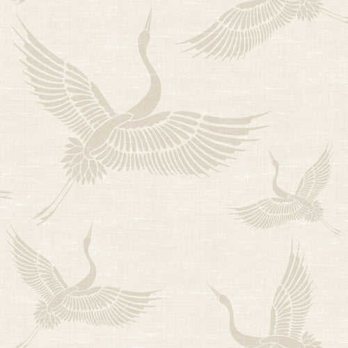 Origin Wallcoverings behang kraanvogels zandkleurig - 0,53 x 10,05 m - 347827 - vtwonen shop