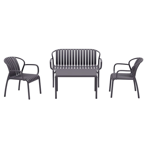 Garden Impressions loungeset Jade donker grijs