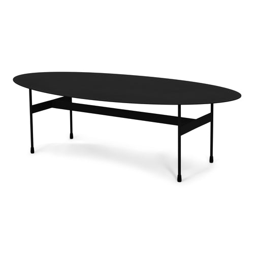 Spinder Design salontafel Mira Oval - Zwart - vtwonen shop