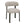 DÉJA Living Eetkamerstoel Alamo - Taupe/Walnoot - Set van 2