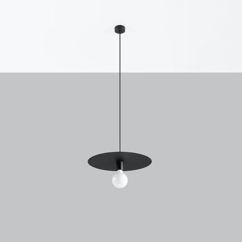 Sollux Lighting Hanglamp FLAVIO zwart - 40x40x105cm