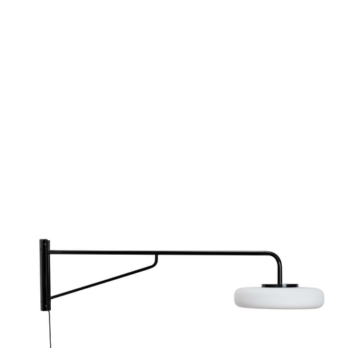 Hübsch wandlamp Sway - glas/ijzer - 120x30xh28cm