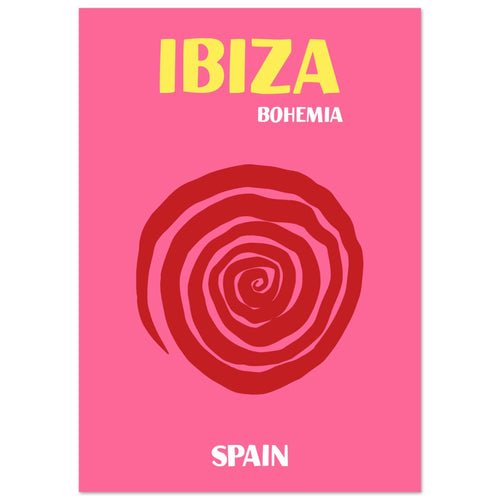 Artfulprints  Spanje - Ibiza   poster A4 21x29.7 cm - vtwonen shop
