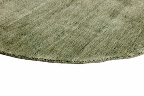 Vloerkleed MOMO Rugs Panorama Uni Rond Green 150 rond