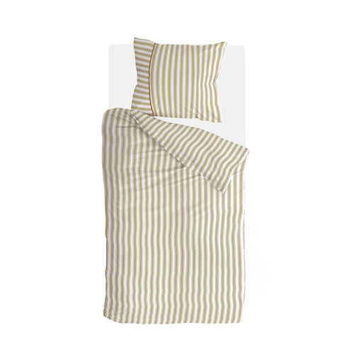 Walra - Dekbedovertrek Refined Lines - 140x220 cm - Groen