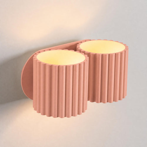 Sollux Lighting Wandlamp AURA 2 perzik G9 - 21x12x10cm
