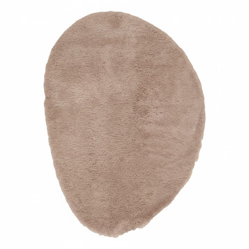 Hoogpolig Organisch vloerkleed Furr Stone bruin - Interieur05 - 230 x 160 cm - vtwonen shop