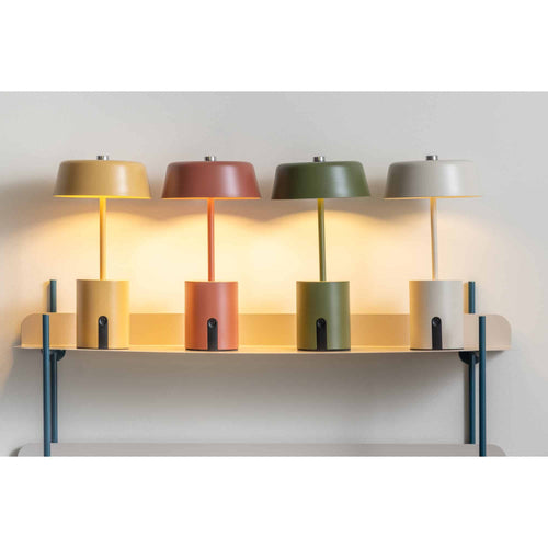 Leitmotiv tafellamp Elemental - rood - Ø12cm