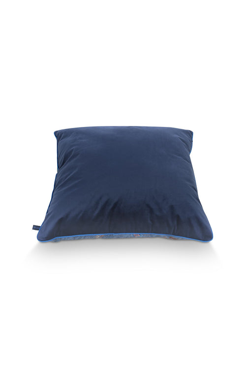 Pip Studio Sierkussen Mumbai Morning Blauw Fluweel 60 x 60 cm