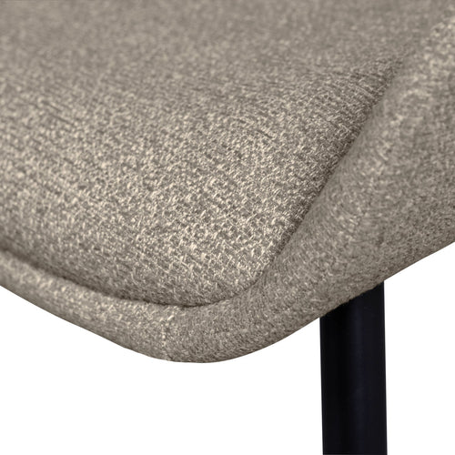 WOOOD eetkamerstoelen Parade - Melange Stof - Zand - Set van 6 - vtwonen shop