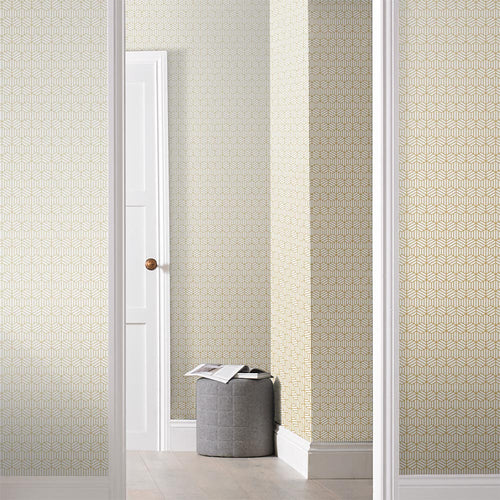 Graham & Brown Vliesbehang - Echo Parel Goud