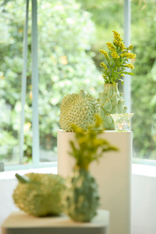 Light & Living ornament TAWANG - 20x18.5x18cm - geel