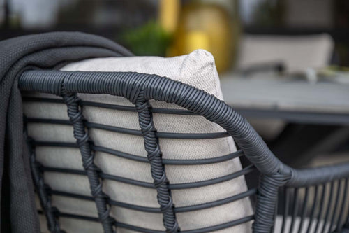 5-persoons ronde tuinset - Edison tafel - 5 Margriet stoelen - vtwonen shop