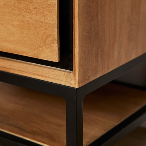 StarFurn Nachtkastje RichWood - Bruin Hout - 45x40x53cm - vtwonen shop