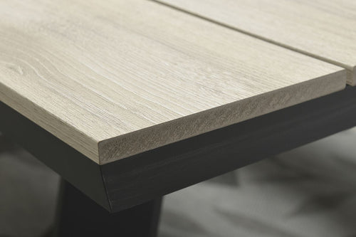 Bell picknick set - 200x178 cm - carbon black - light teak vironwood - vtwonen shop