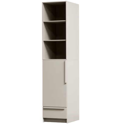 WOOOD 1-deurs kast splitdeur Pure - Grenen - Dust - 215x48x60 - vtwonen shop