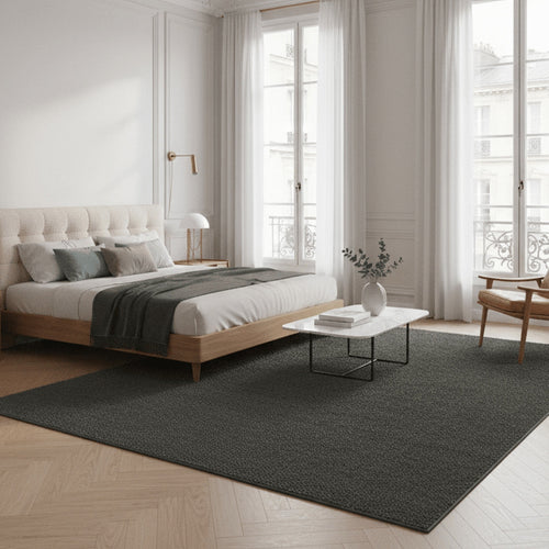 AFK Living vloerkleed Mono - Vloerkleed met getextureerd schapenvacht-effect - groen - 120x160 cm