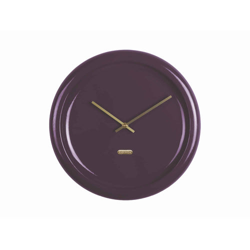 Karlsson wandklok Cadiz Disc - paars - Ø35cm