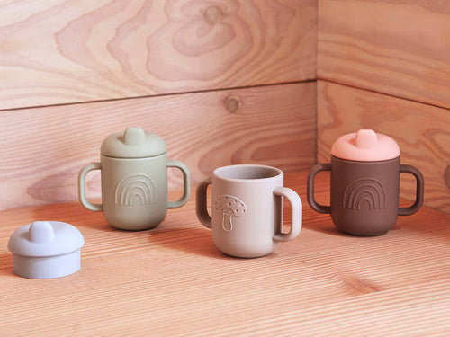 OYOY Kinderdeksel - Set van 2 Kappu - silicone