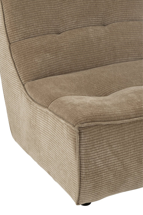 J-Line sofa Grid - populierenhout/schuim - donkertaupe