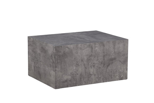Rebellenclub Salontafel Tusani - 80 x 60 cm - Grijs Betonlook
