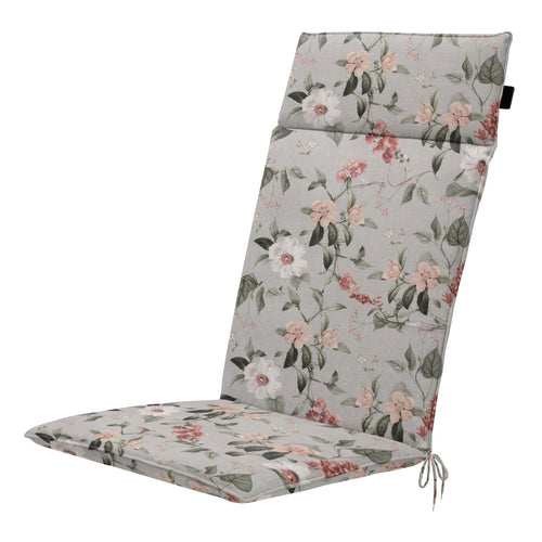 Madison tuintstoelkussen hoge rug Julliete - multikleur - 120x50x4cm - set van 4