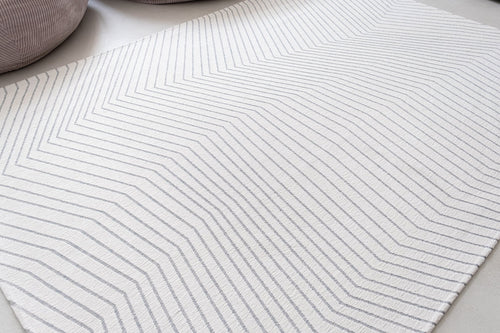 Jules Flipo vloerkleed 9172 White Grey - Wit - 140 x 200 cm