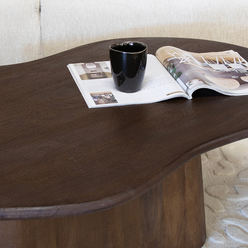 Giga Meubel Salontafel Jessie - Organisch - Mangohout - 120cm