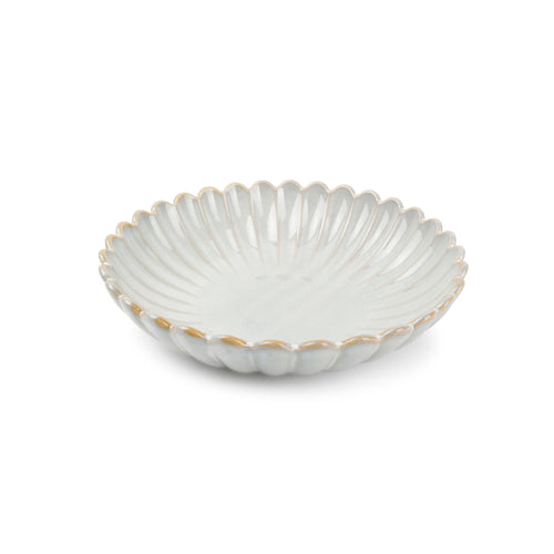 S|P Collection - Diep bord 22xH5cm nuance white Lotus - Set van 4 - vtwonen shop