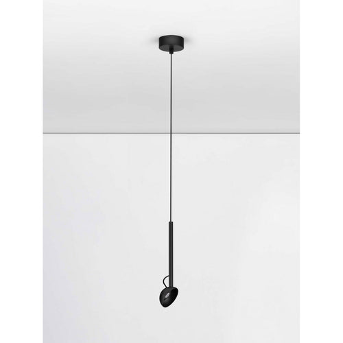 Nova Luce OLA Slanke hanglamp voor aan het plafond, zandkleurig zwart, LED 4W 256lm 3000K