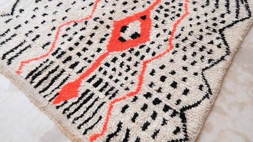 AFK Living vloerkleed Berber - handgemaakt - Wol - 140 cm x 200 cm