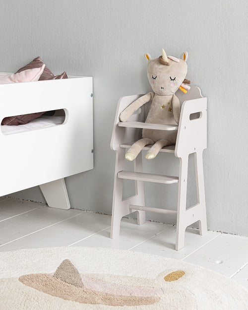 Petite Amélie Unicorn knuffel Lara bruin roze - Polyester - beige