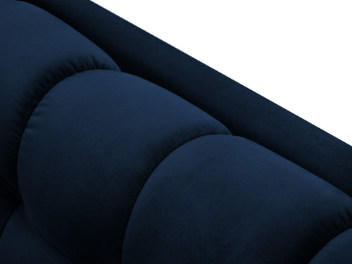 Cosmopolitan Design Bank Bali 2-zits, flueel, koningsblauw - 96x152x75cm