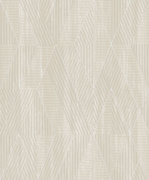 Masureel behang geometrische vormen beige - 53 cm x 10.05 m - 630735 - vtwonen shop