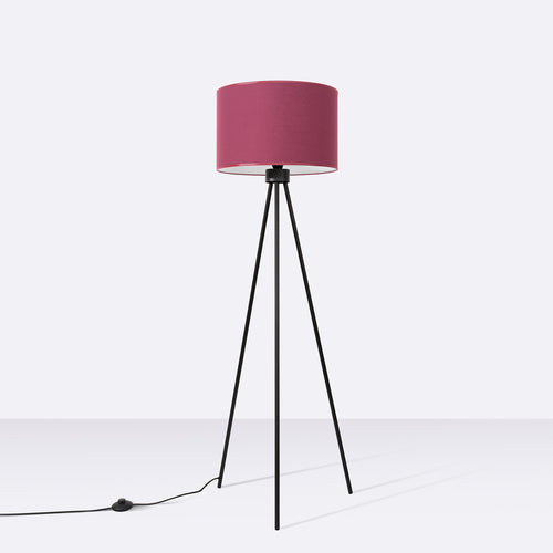 Sollux Lighting Vloerlamp NEVIA bordeaux - 40x40x135cm
