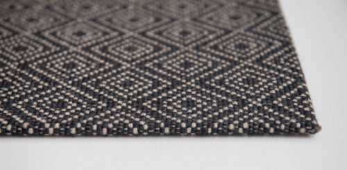Jackies vloerkleed 8606 Diamond - Zwart - 140 x 200 cm