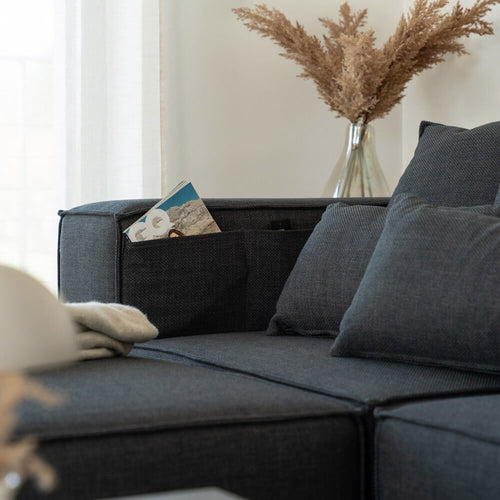 Home Deluxe Modulaire Bank VERONA Antraciet S - vtwonen shop