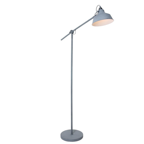 Mexlite vloerlamp nove - 1 lichts - 65x 172 cm - grijs - vtwonen shop