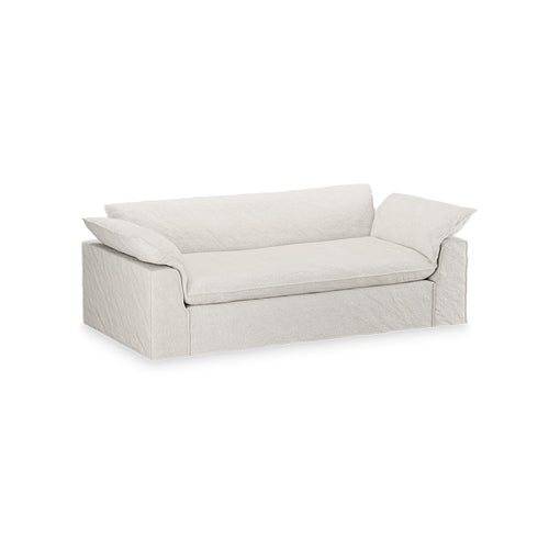 HKLIVING bank Nomad – boucle cream – 244cm - vtwonen shop