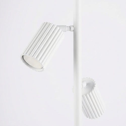 Sollux Lighting Vloerlamp KARBON 3 wit - 30x30x155cm