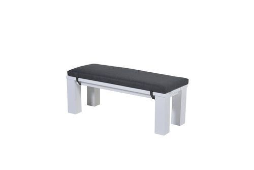 Garden Impressions Cube sportbank - mat wit - reflex black