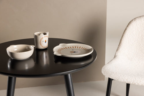 Rebellenclub Kindertafel Mäja - ø60 - Zwart - vtwonen shop