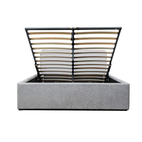 Calicosy - YSÉE Bed met opbergruimte - Grijs - 150x205x88 cm
