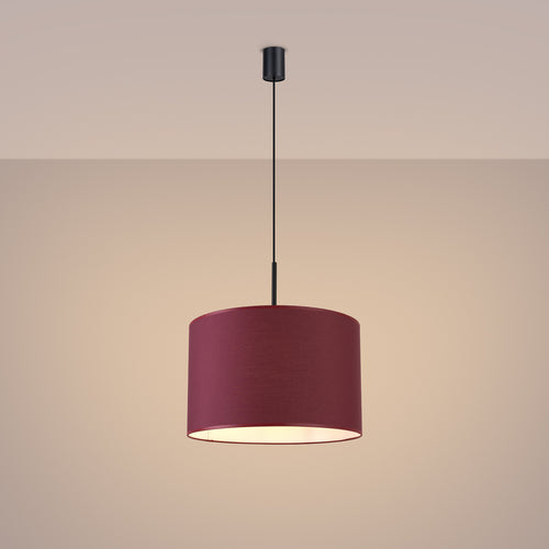 Sollux Lighting Hanglamp NEVIA bordeaux - 40x40x137cm