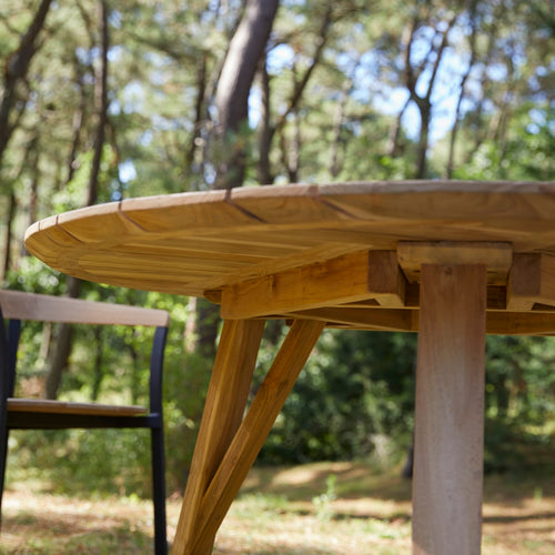 Tikamoon Tuintafel in gerecycled massief teak voor 6 personen - Naturel - vtwonen shop