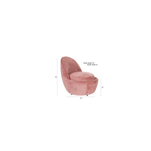 Housecraft Living Nash Fauteuil Pink - Roze - vtwonen shop